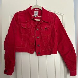 Vintage Old Navy Bright Red Corduroy jacket